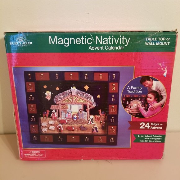 Kurt Adler Holiday Kurt S Adler Magnetic Nativity Advent Calendar Kurt Adler Holiday Kurt S Adler Magnetic Nativity Advent Calendar
